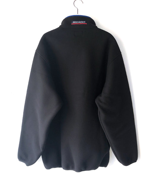 DESCENDANT/HUMMING FLEECE PULLOVER (BLACK)