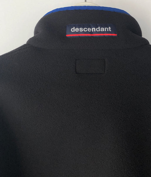 DESCENDANT/HUMMING FLEECE PULLOVER (BLACK)