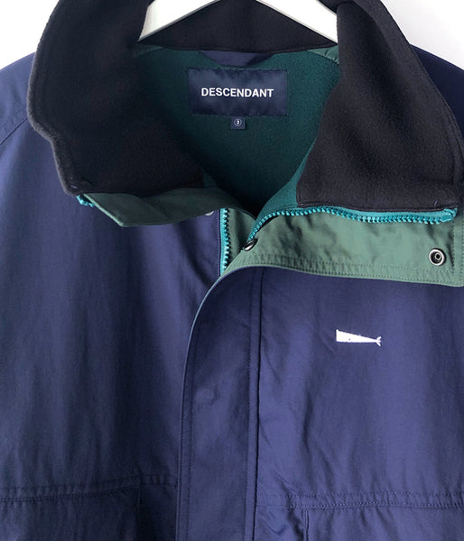 DESCENDANT/PISTEN NYLON JACKET (NAVY)