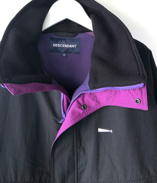 DESCENDANT/PISTEN NYLON JACKET (BLACK)