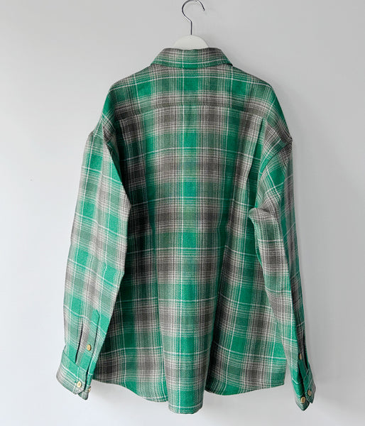 visvim/LUMBER CHECK L/S (GREEN)