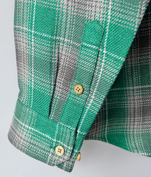 visvim/LUMBER CHECK L/S (GREEN)