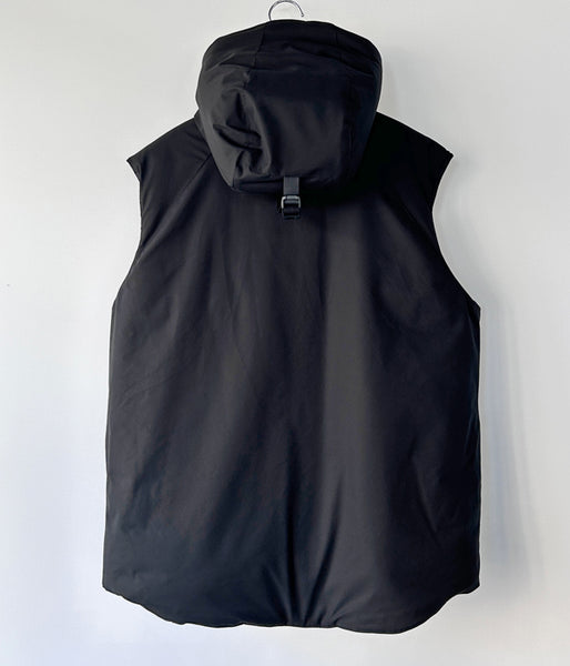 INTERIM/HYPER BIG HI-LOFT WATER PROOF INSULATED HOODED VEST (BLACK)