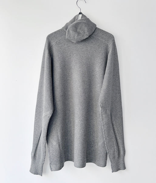 DESCENDANT/SCUBA KNIT HOODY (GRAY)