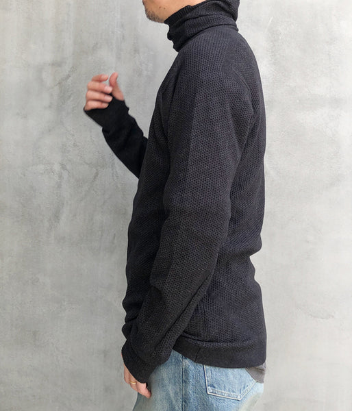 DESCENDANT/SCUBA KNIT HOODY (BLACK)