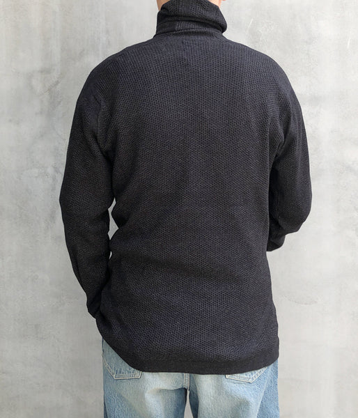 DESCENDANT/SCUBA KNIT HOODY (BLACK)