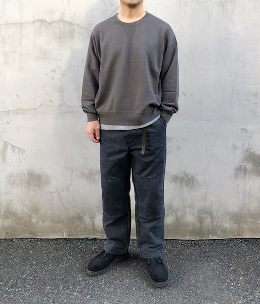 visvim/JUMBO SB SWEAT L/S (BLACK)