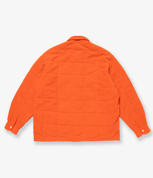 LQQK Studio/QUILTED BUTTON DOWN (ORANGE)