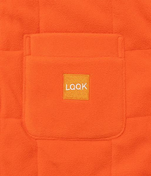 LQQK Studio/QUILTED BUTTON DOWN (ORANGE)