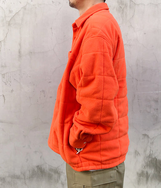 LQQK Studio/QUILTED BUTTON DOWN (ORANGE)