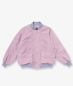 LQQK Studio/LINER JACKET (PINK GREY)