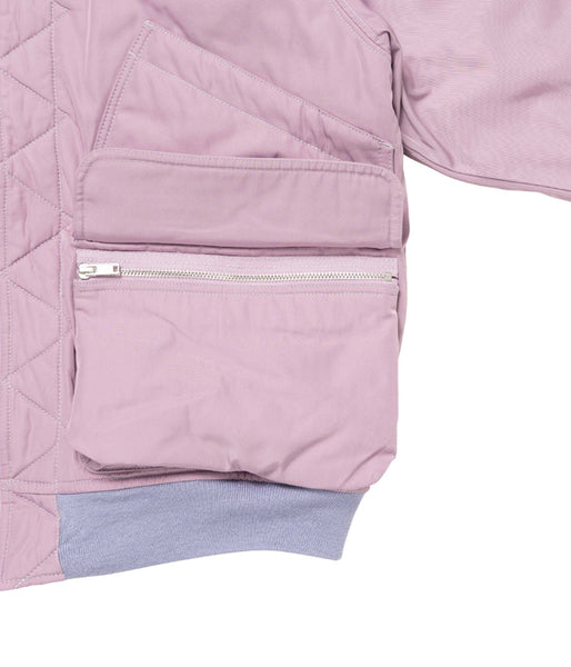 LQQK Studio/LINER JACKET (PINK GREY)