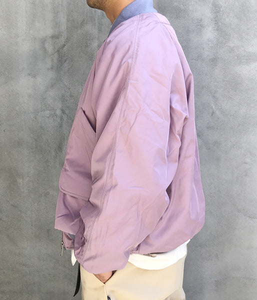 LQQK Studio/LINER JACKET (PINK GREY)