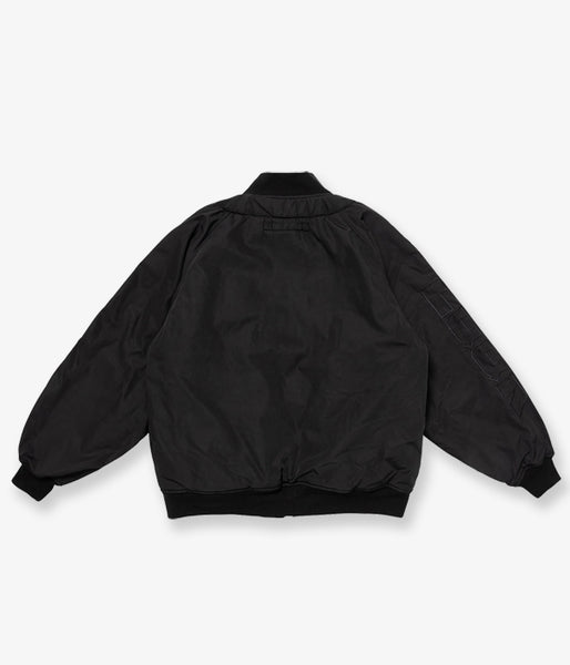 LQQK Studio/LINER JACKET (BLACK ORANGE)