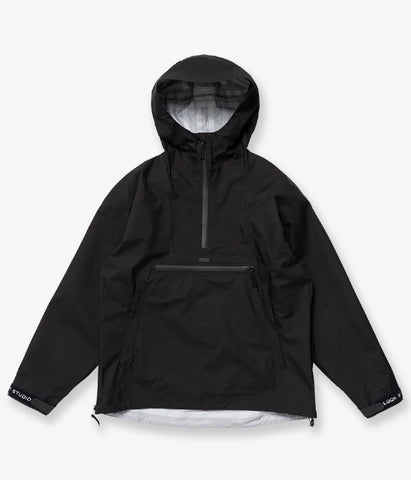 LQQK Studio/NYLON PULLOVER JACKET (BLACK)