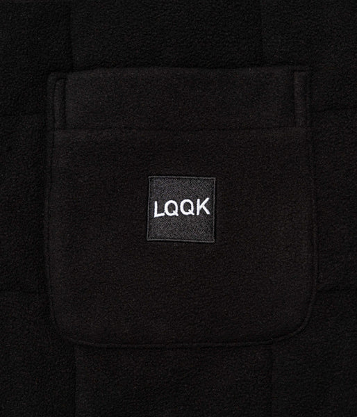 LQQK Studio/QUILTED BUTTON DOWN (BLACK)