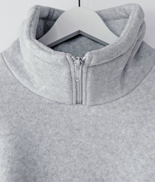 DESCENDANT/BURY ZIP FLEECE (GRAY)