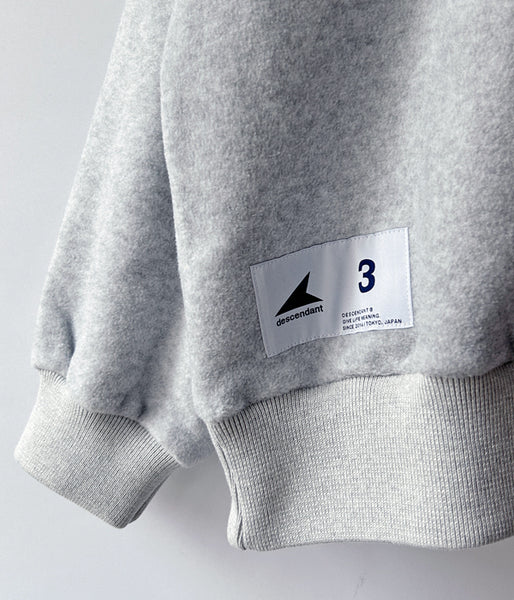 DESCENDANT/BURY ZIP FLEECE (GRAY)