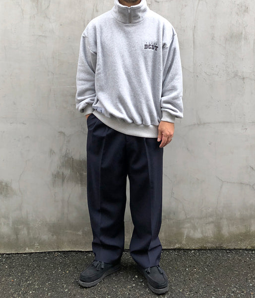 DESCENDANT/BURY ZIP FLEECE (GRAY)