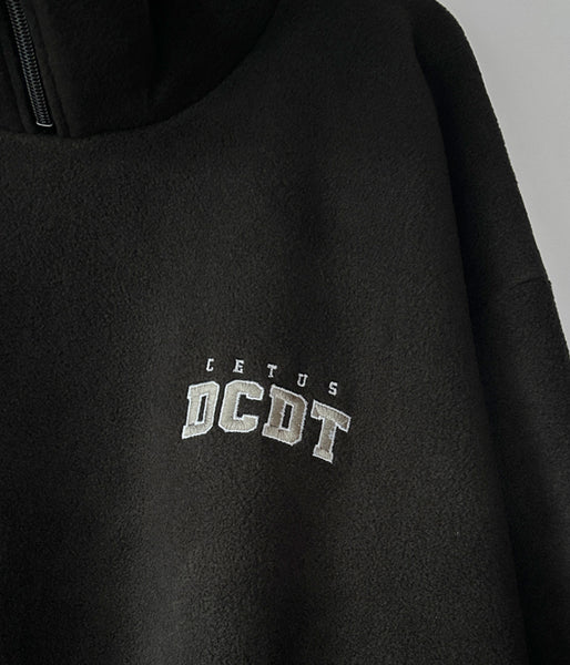 DESCENDANT/BURY ZIP FLEECE (BLACK)