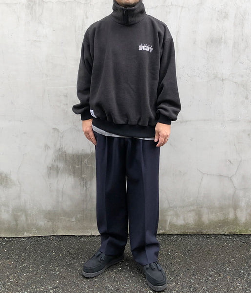 DESCENDANT/BURY ZIP FLEECE (BLACK)