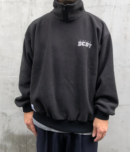 DESCENDANT/BURY ZIP FLEECE (BLACK)