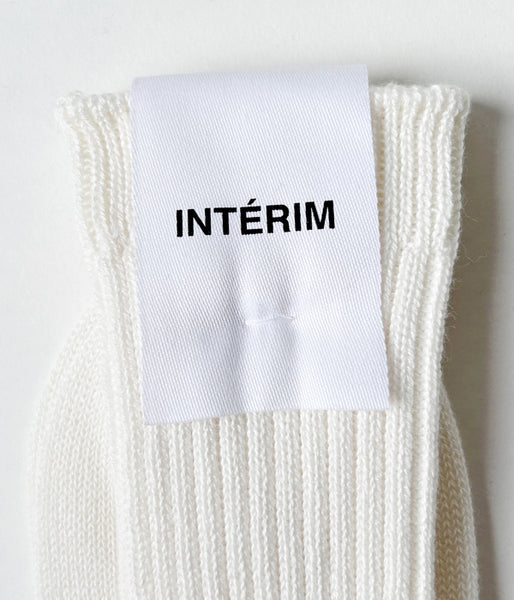 INTERIM/CASHMERE ORGANIC COTTON SOCKS