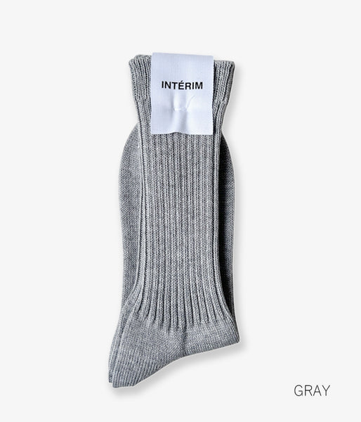 INTERIM/CASHMERE ORGANIC COTTON SOCKS