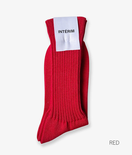 INTERIM/CASHMERE ORGANIC COTTON SOCKS