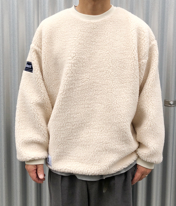 descendant ブラウン トレーナー　HORIZON CREW NECK DESCENDANT ディセンダント 24AW HORIZON CREW NECK クルー