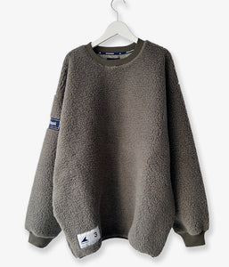 DESCENDANT/HORIZON FLEECE CREW NECK (OLIVE DRAB)