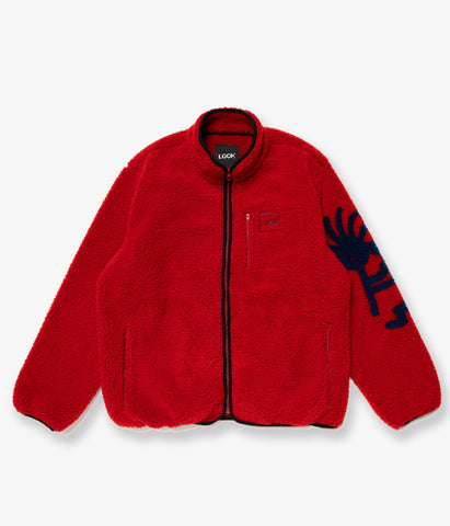 LQQK Studio/KOKOPELLI FLEECE (RED)