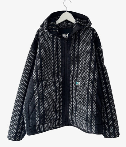 DESCENDANT/SPICOLI HOODED JACKET FIBERPILE® HH x DCDT (BLACK)