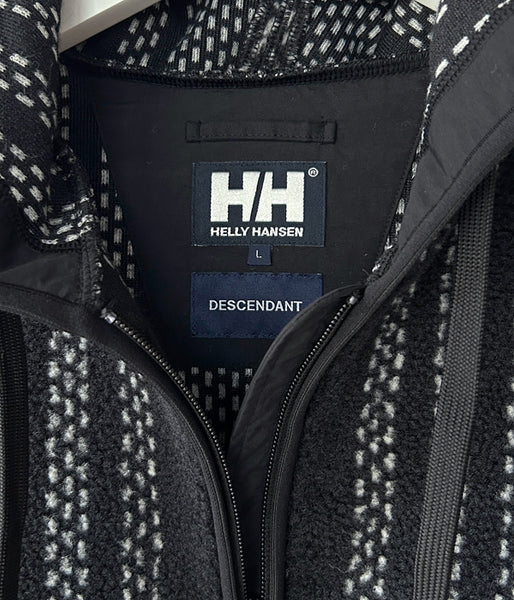 DESCENDANT/SPICOLI HOODED JACKET FIBERPILE® HH x DCDT (BLACK)