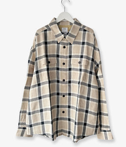 visvim/LUMBER CHECK L/S (BEIGE)