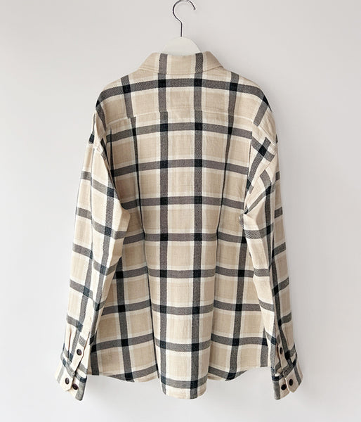 visvim/LUMBER CHECK L/S (BEIGE)