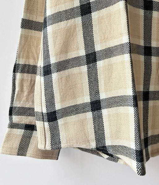 visvim/LUMBER CHECK L/S (BEIGE)