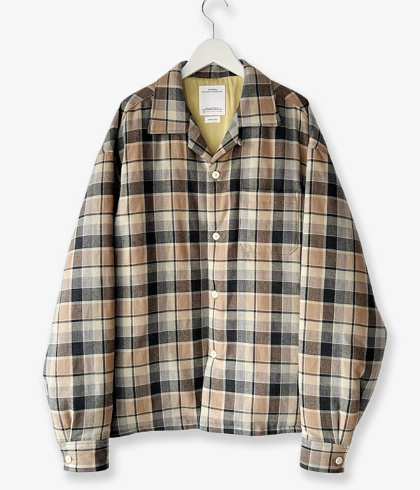 visvim/KEESEY CHECK DOWN JKT (BEIGE)