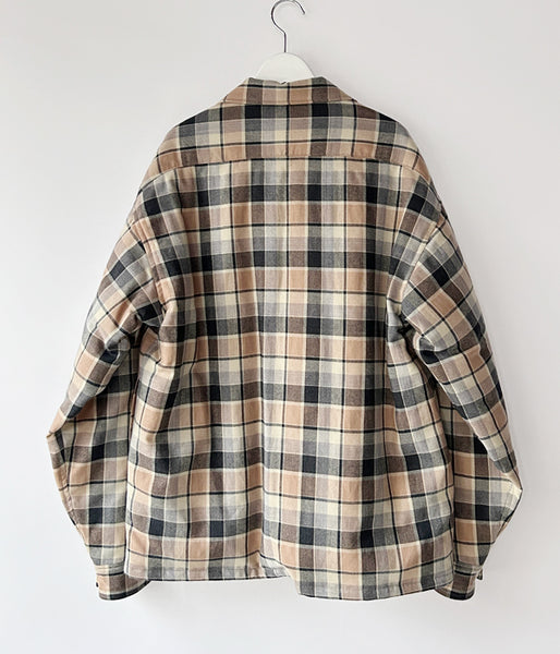 visvim/KEESEY CHECK DOWN JKT (BEIGE)