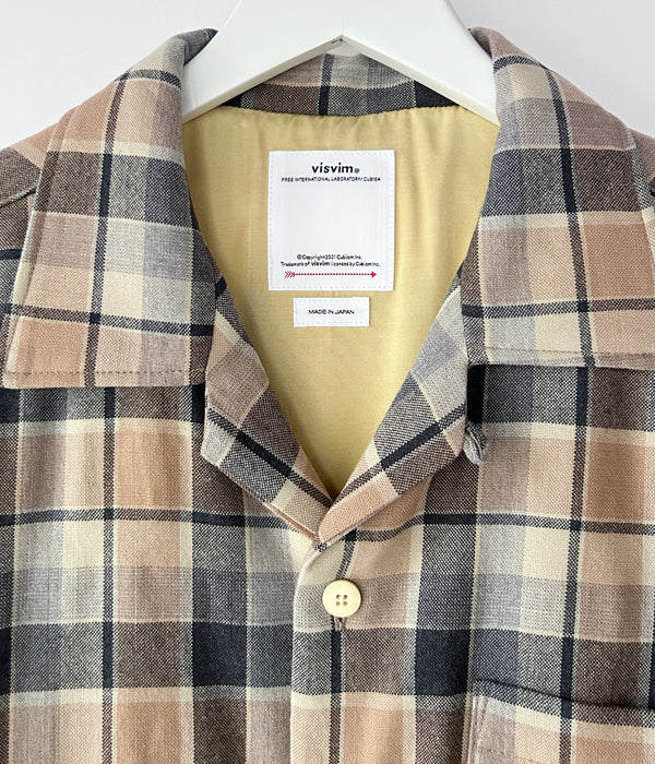 visvim KEESEY CHECK DOWN JKT Beige 3 美品 visvim KEESEY CHECK DOWN JKT Beige 3 美品