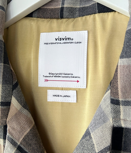 visvim/KEESEY CHECK DOWN JKT (BEIGE)