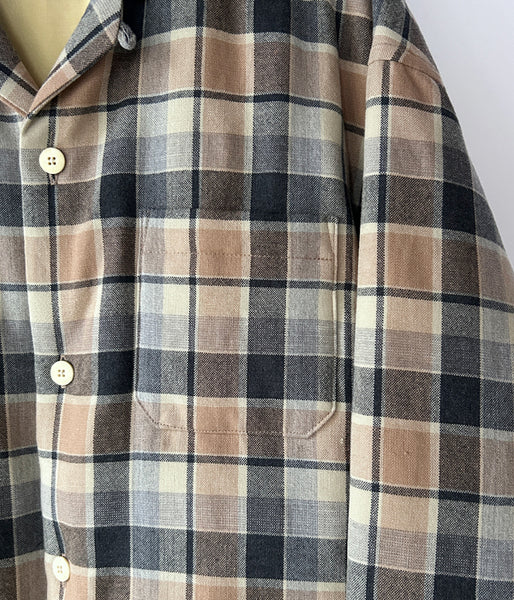 visvim/KEESEY CHECK DOWN JKT (BEIGE)