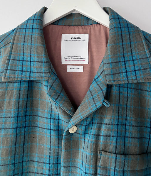 visvim/KEESEY CHECK DOWN JKT (BLUE)