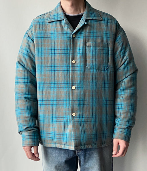 visvim/KEESEY CHECK DOWN JKT (BLUE)