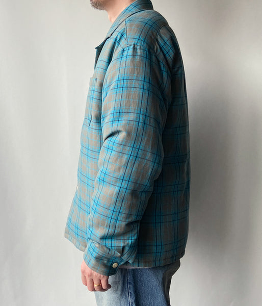 visvim/KEESEY CHECK DOWN JKT (BLUE)