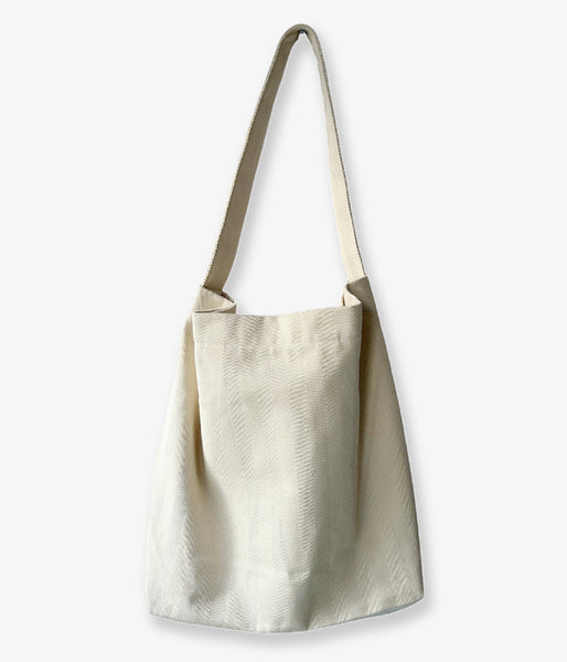 ERA./BIG SHOULDER BAG (WHITE)