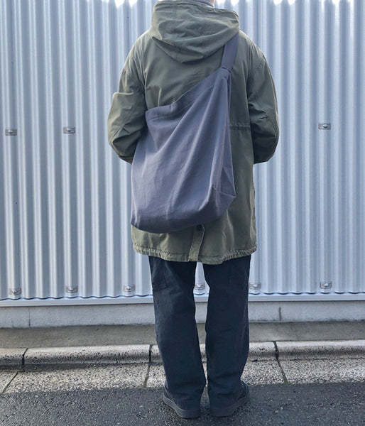 ERA./HOMMA HERRINGBONE BIG SHOULDER BAG (GRAY)