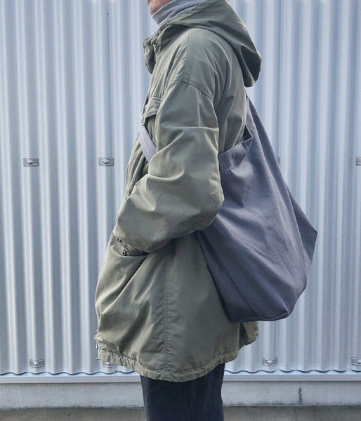 ERA./HOMMA HERRINGBONE BIG SHOULDER BAG (GRAY)