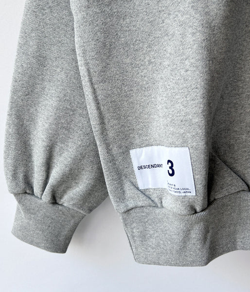 DESCENDANT/STERN CREW NECK (GRAY)