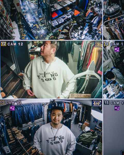 SAINT MICHAEL/BJ_CREW NECK SWEAT/YOUNG/WHT